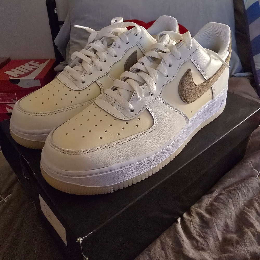 Nike Air Force 1 Low Cream Sneakers